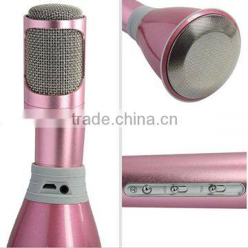 Gloden K068 Mini Karaoke Player Wireless Condenser Microphone With Mic Speaker KTV Singing Record for Smart Phones Computer photo-5