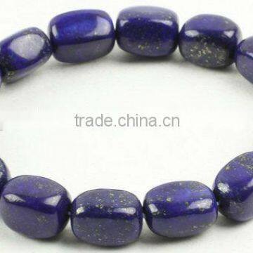 Lapis Lazuli Polished Nuggets-19cm Bracelet