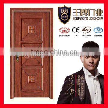 fashionable design solid wooden door for main door