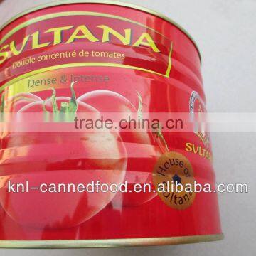 Rich and thick tomato paste 2200gx6tins