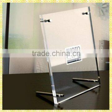 New Arrival Acrylic Crystal Photo Frame For Desktop Centerpieces