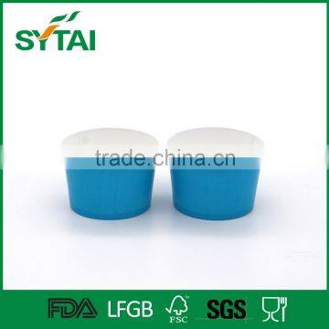 4 Oz Creative Design Custom Printed Blue Ice Cream Paper Cups