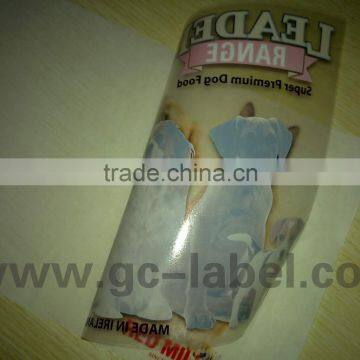 Professional manufacture vinyl material transparent self-adhesive label stickers