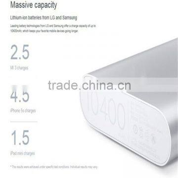 2015 Popular External Battery Rohs Power Bank for Xiaomi 10400 Portable Rohs Powerbank Charger photo-4