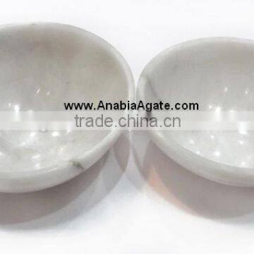 White Moonstone 4inch Agate Bowls : Gemstone Bowls