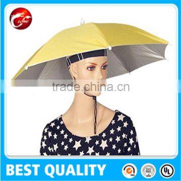 Hands Free Head Strap Sun & Rain Cap Umbrella photo-6