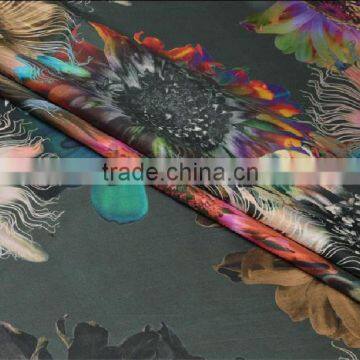 Digital Print Lady Silk Twill Fabric