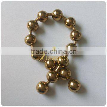 Gold Beaded Curtain,metal Beaded Curtains,decorative Beads Curtains photo-3