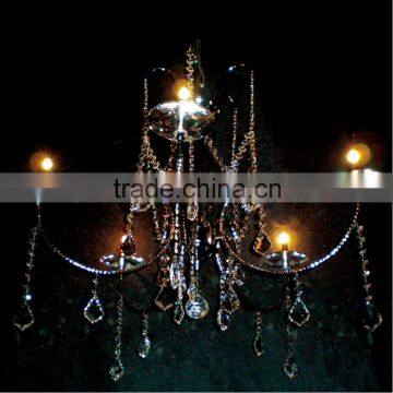 Large indian ornament crystal chandelier