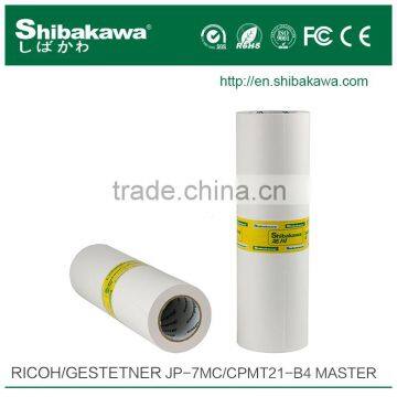 Compatible master roll Ricoh JP-7MC/CPMT21 B4 for digital duplicator