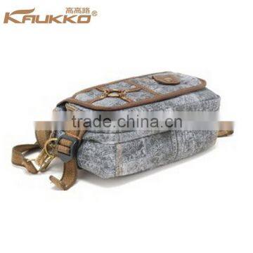 Old Fashion Men's Shoulder Bag Running Waist Bags in Canvas photo-3