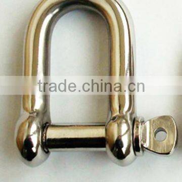 Wire rope shackle European type screw d shackle