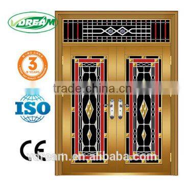 Double leaf stainless steel door with new design