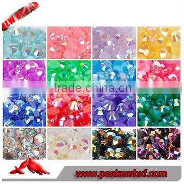 Best Quality of AB Crystal Rhinestone Iron on Bling Bling Loose Stones for Dress Clothing