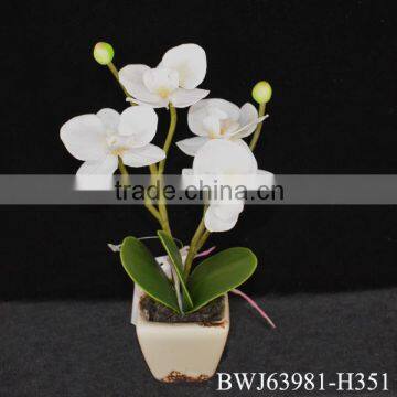 handmade real touch artificial orchid for wedding