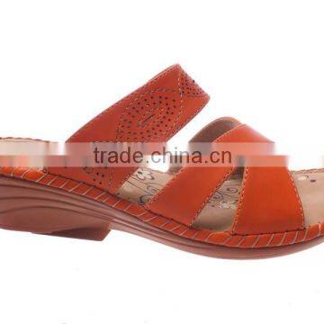 Women unique sandals low heel mark-thread comfortable sole slipper