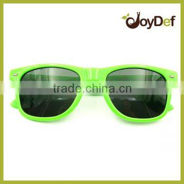 Cheap neon green sunglasses custom logo sunglasses