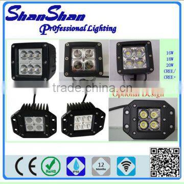 3" 16w 18w 20w 9-32V Cree LED Work Light LED Pod Light CE ROHS Certificate SS-1004