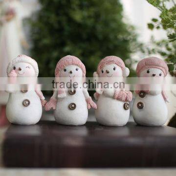 customized adorable resin yeti figure toys/custom snowman yeti resin figurine/high quality resin figure decoration made in China