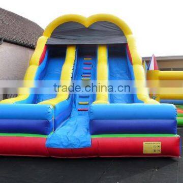 2016 double slide/cheap inflatable slides