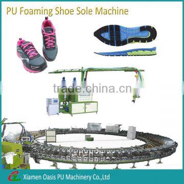 PU casual shoes making machine