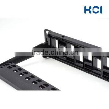 Network Solution 1U 24 Port Cat 6A Unshielded UTP Snap-In Type Discrete Patch Panel