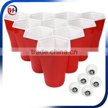 red party cups .plastic red solo cup ,beer pong table with cup