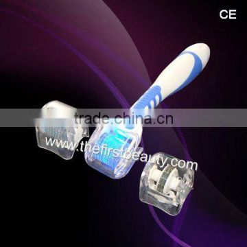 CE marked titanium derma roller for face skin and nose