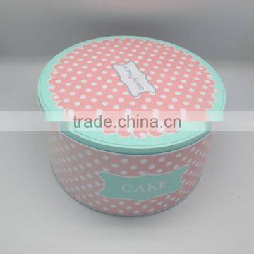 Colorful Fruit Appearance Round Packaging Candy,cookie,cake,tin Box
