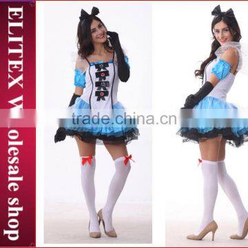Top quality manufacturer lady's sexy maid picture costume
