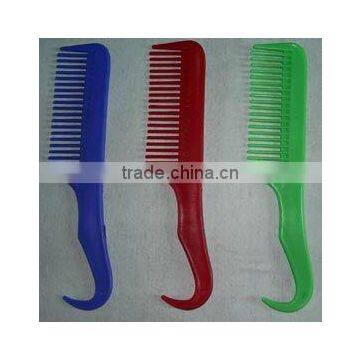 plastic hair comb with hook