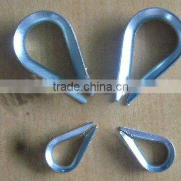 wire rope thimbles din6899b,steel thimble china supplier