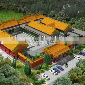 ceramic roof tiles for Forbidden City's Shu Fang Zhai