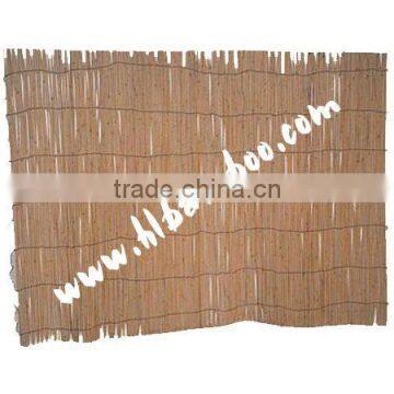 Natural willow fence for garden or home decoration