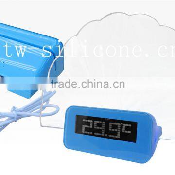Shell Plastic LED Alarm Clock With USB photo-6