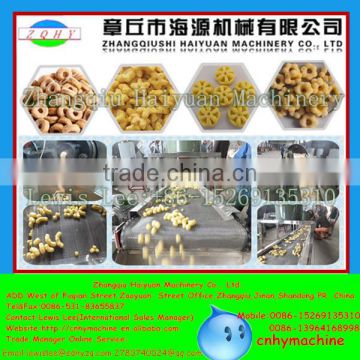 HAIYUAN factory supplier 100-500kg/h puffed corn snack machine