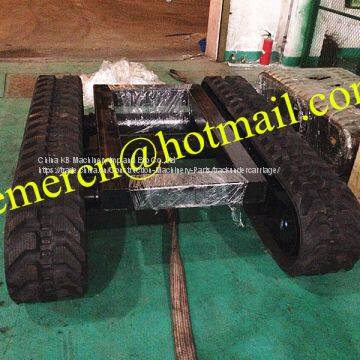 rubber crawler undercarriage rubber track undercarriage with extension function