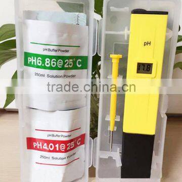 Low price portable pockets size aquarium led pen type water quality tester PH meter price