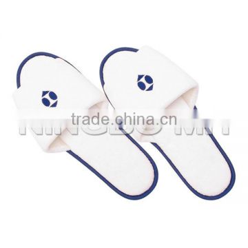 Open Toe Cotton Terry Bath Slippers for Women and Men