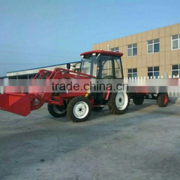 Tractor Loader with Dumping Trailer