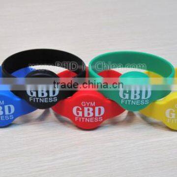 PVC & Fabric RFID Wristband, Waterproof HF RFID Bracelets with Special Offer