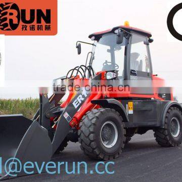 New EVERUN Brand CE/ Euro 3 Abgas Geprueft 1600KG Wheel Loader Mit 0.8m3 Schaufel photo-5