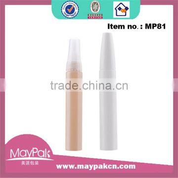 2017 hot sales plastic tube manufacturers with brush tips