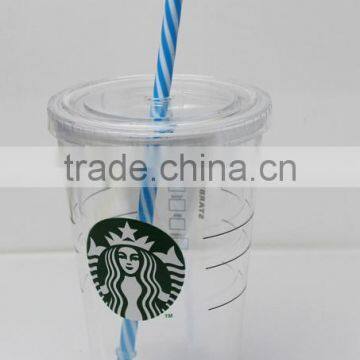 Plastic Party Supply Flexible Paper Drinking Straws