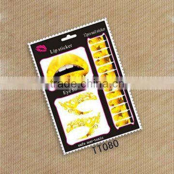 new item eye lip Nail tattoo sticker