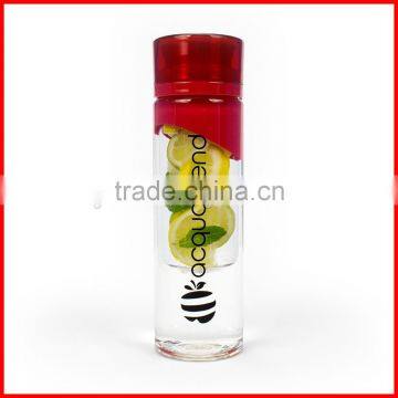 800ml Twist Top Fruit Infuser Water Bottle. Create Your Own Naturally Flavored Fruit Infused Water Juice Iced Tea & Sparkling Be photo-5