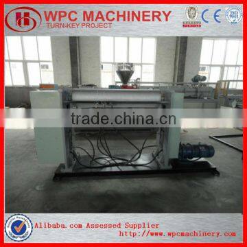 wood plastic embossing machine for floor