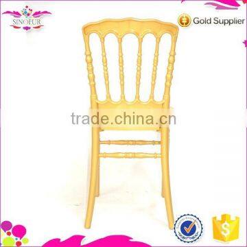 2015 New Design Sinofur Transparent Yellow Resin Napoleon Chair photo-4