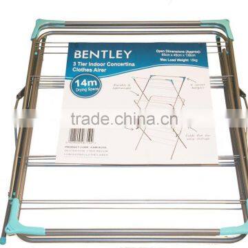 3 Tier Clothes Airer, Indoor and Outdoor Laundry Drying Rack, 14 Meters photo-4