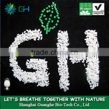 Biobased material 100%biodegradable pla resin vrigin plastic granule for injection molding